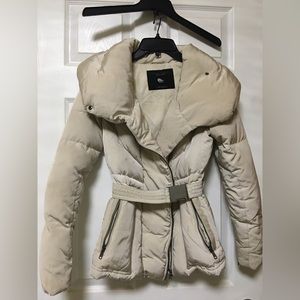 Zara - puffer coat in silver